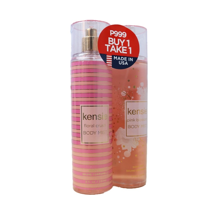 KENSIE Floral Crush & Pink Blossom Body Mist 237ml