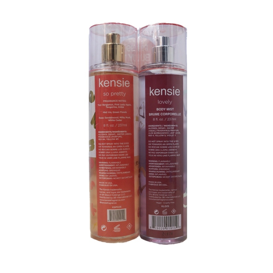 KENSIE Lovely & So Pretty Body Mist 237ml
