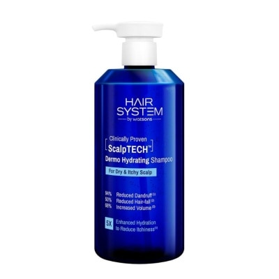 WATSONS WATSONS Hair System Scalptech Dermo Hydrating Shampoo for Dry & Itchy Scalp 500ml
