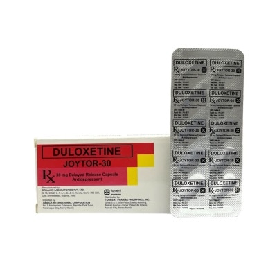 JOYTOR JOYTOR-30 Duloxetine Delayed Release Antidepressant Capsule Sold Per Piece [PRESCRIPTION REQUIRED]