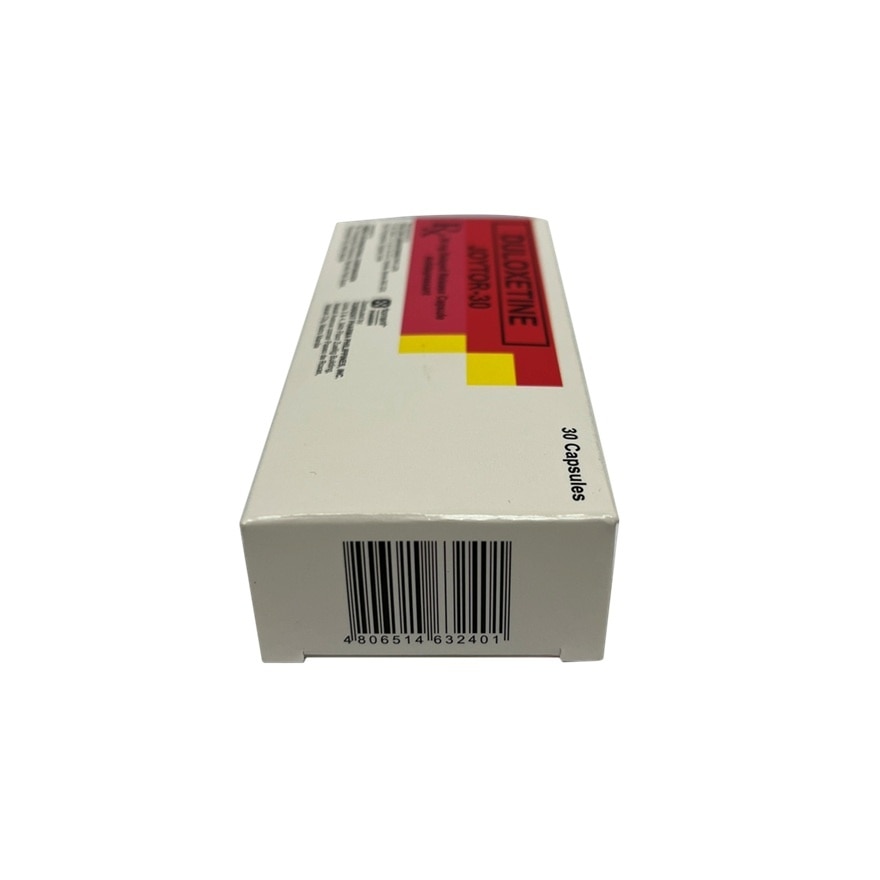 JOYTOR-30 Duloxetine Delayed Release Antidepressant Capsule Sold Per Piece [PRESCRIPTION REQUIRED]