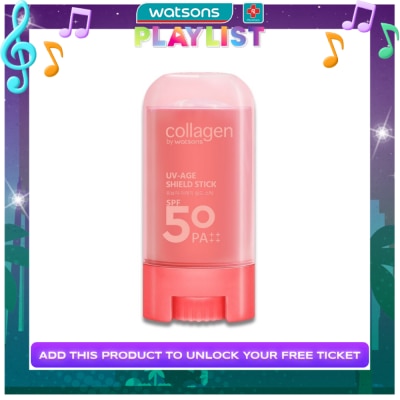 WATSONS WATSONS COLLAGEN UV-Age Shield Stick SPF 50 PA++++ 18g