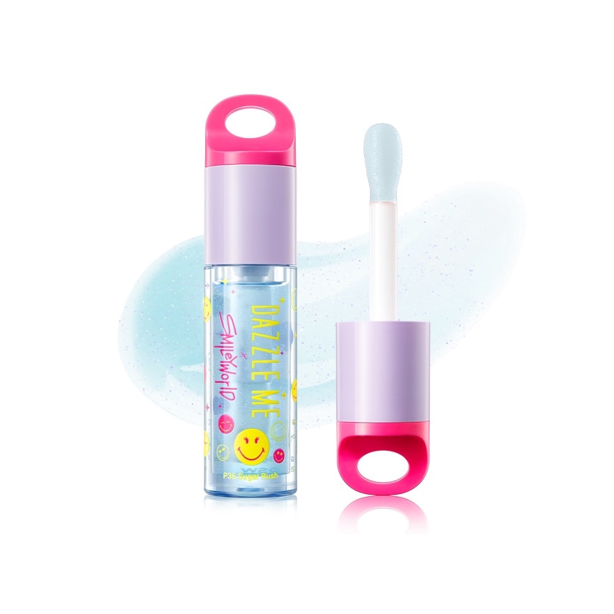 DAZZLE ME x Smiley World Over Glow Lip Oil P36 Sugar Rush 3.8g