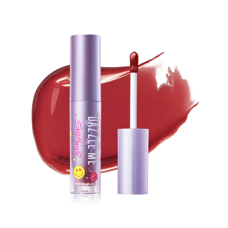 DAZZLE ME x Smiley World Ink Gloss Lip Tint P10 Blush Ink 2.5ml