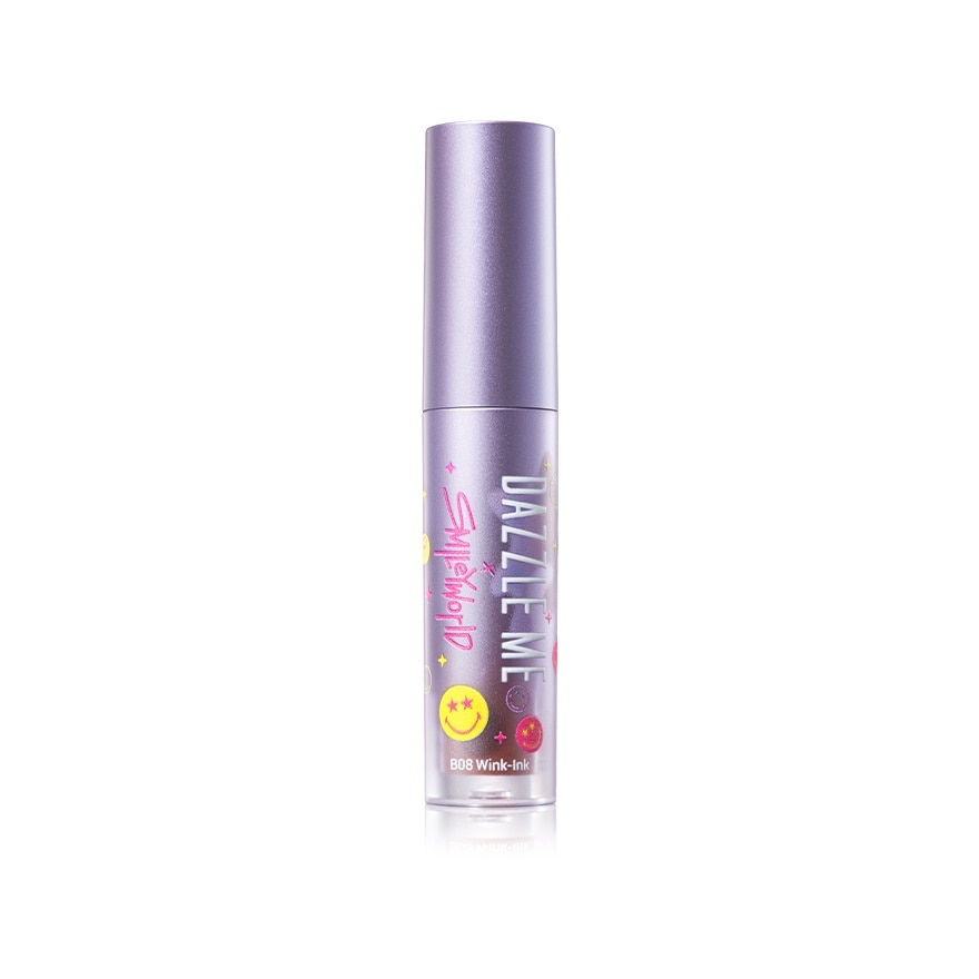 DAZZLE ME x Smiley World Ink Gloss Lip Tint B08 Wink Ink 2.5ml
