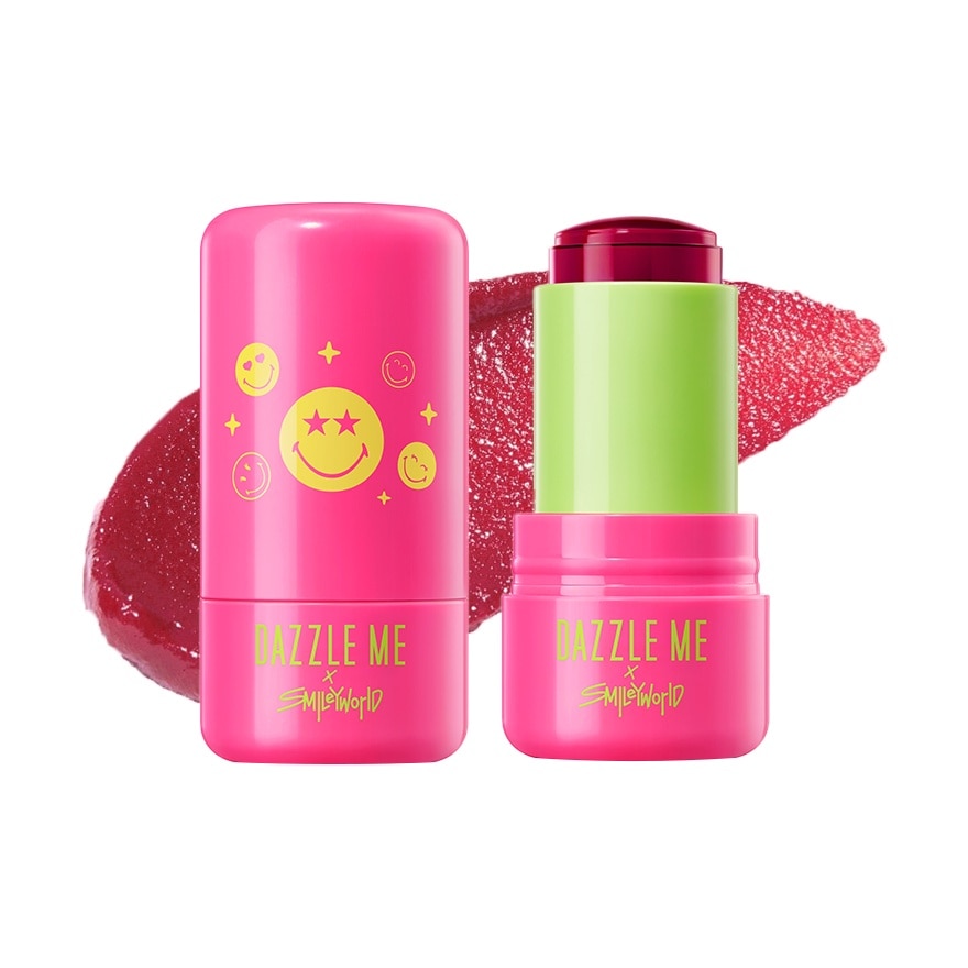 DAZZLE ME x Smiley World Gummy Bouncy Jelly Blush #727 Chewing Gum 8g