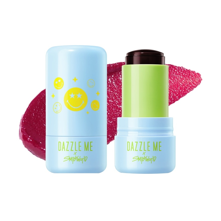 DAZZLE ME x Smiley World Gummy Bouncy Jelly Blush #308 Sugar Cane 8g