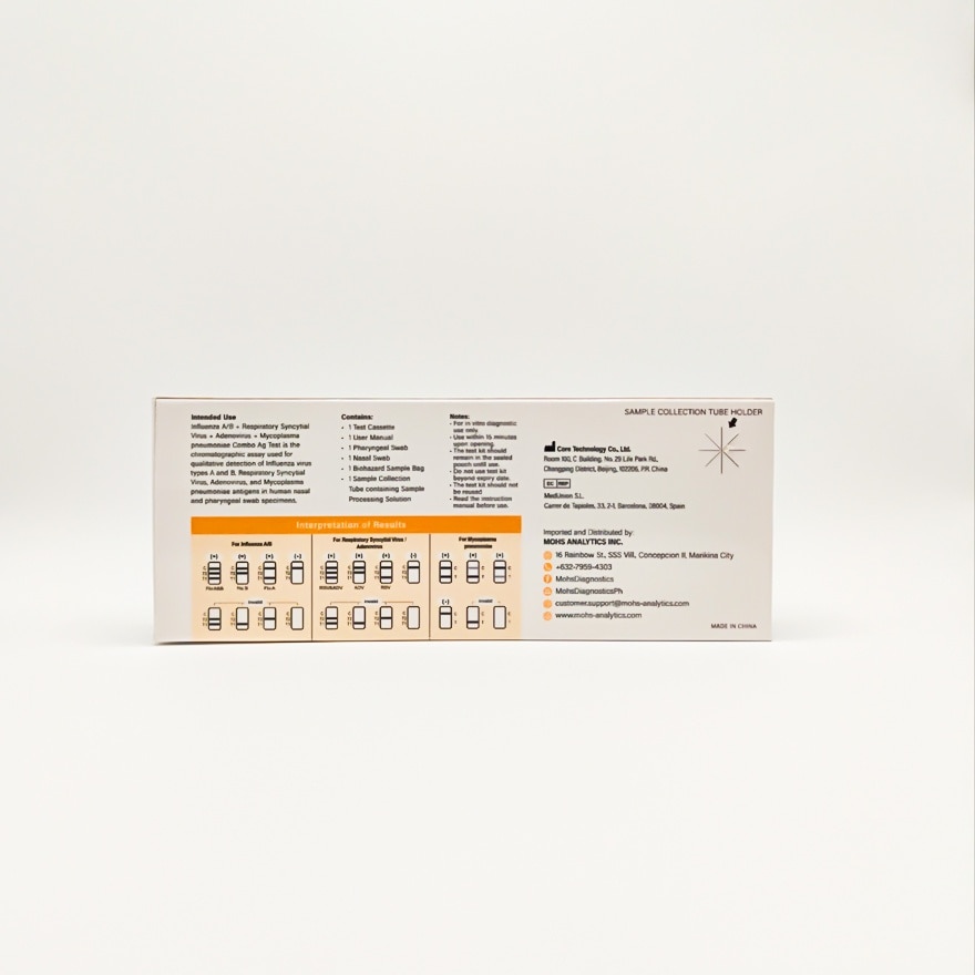 MD Mohs Diagnostics 5 in 1 Respiratory Home Test Kit