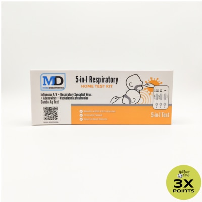 MD MD Mohs Diagnostics 5 in 1 Respiratory Home Test Kit