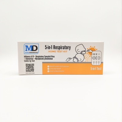 MD MD Mohs Diagnostics 5 in 1 Respiratory Home Test Kit