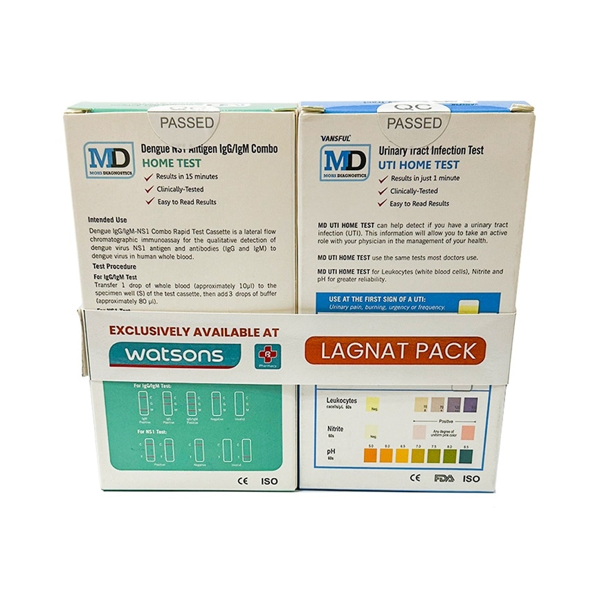 MD Mohs Diagnostics Dengue NS1 Antigen IgG/IgM Combo Home Test