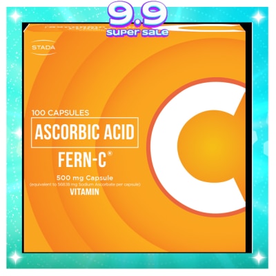 FERN C FERN C Ascorbic Acid Vitamin 500mg Sold Per Piece