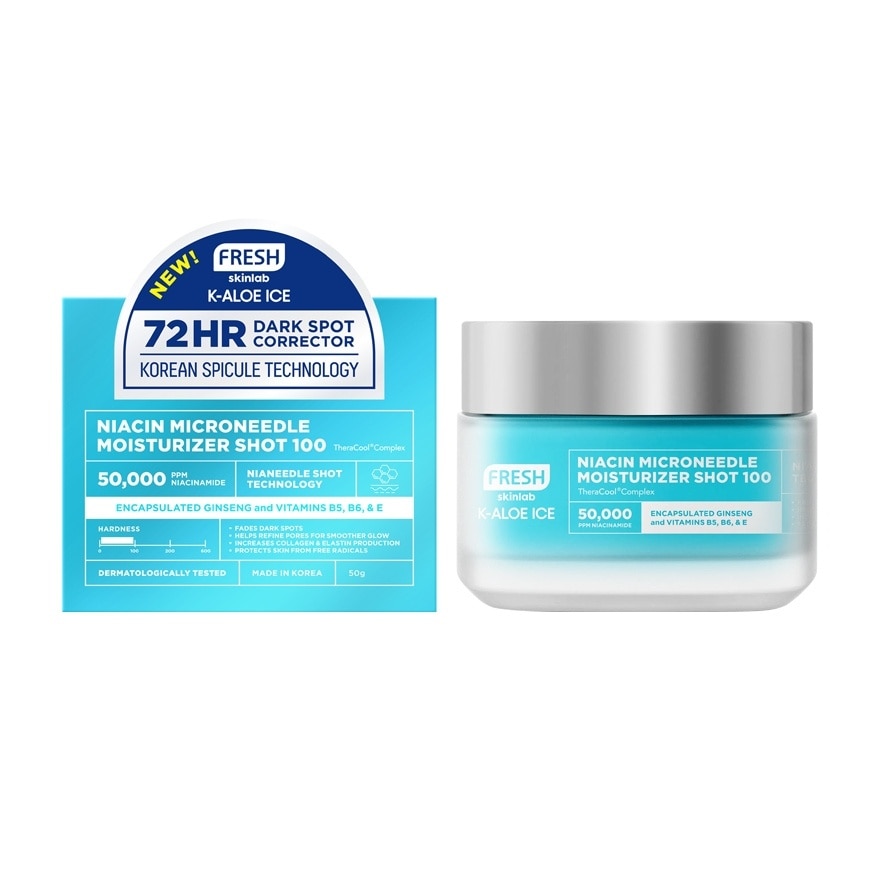 FRESH Skinlab K-Aloe Ice Niacin Microneedle Moisturizer Shot 100 50g