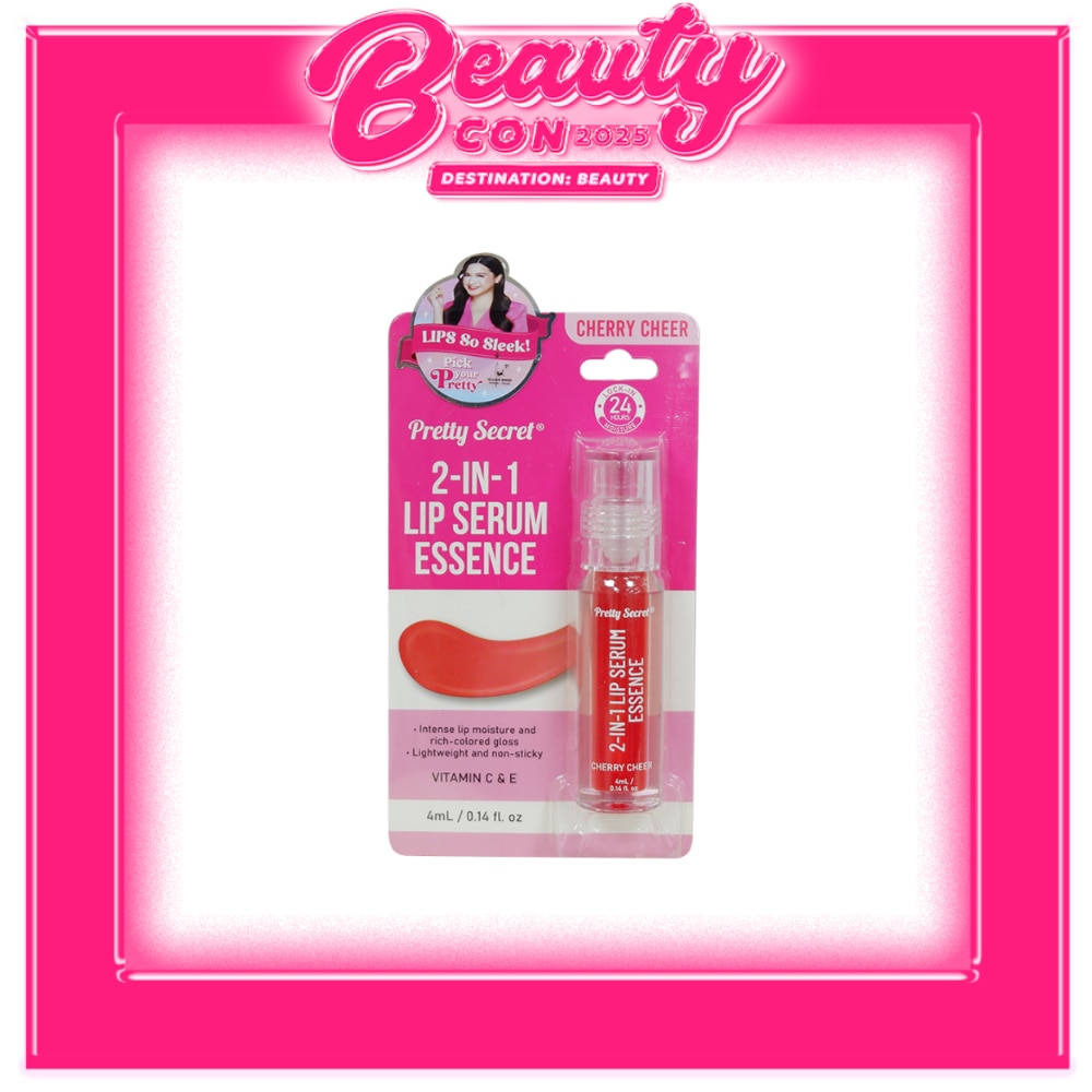 PRETTY SECRET 2-in-1 Lip Serum Essence Cherry Cheer 4ml