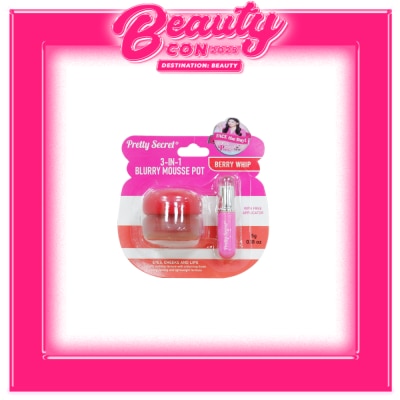 PRETTY SECRET PRETTY SECRET 3in1 Blurry Mousse Pot Berry Whip 5g
