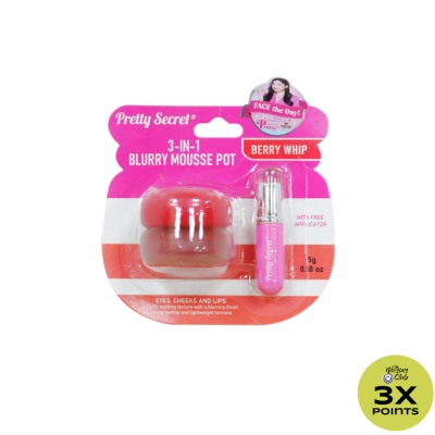 PRETTY SECRET PRETTY SECRET 3in1 Blurry Mousse Pot Berry Whip 5g