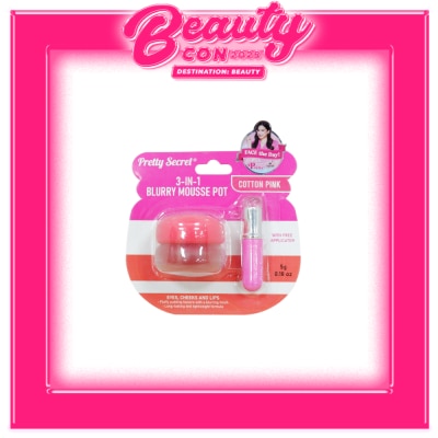 PRETTY SECRET PRETTY SECRET 3in1 Blurry Mousse Pot Cotton Pink 5g