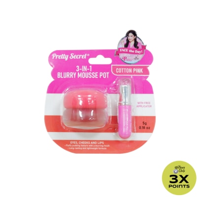 PRETTY SECRET PRETTY SECRET 3in1 Blurry Mousse Pot Cotton Pink 5g