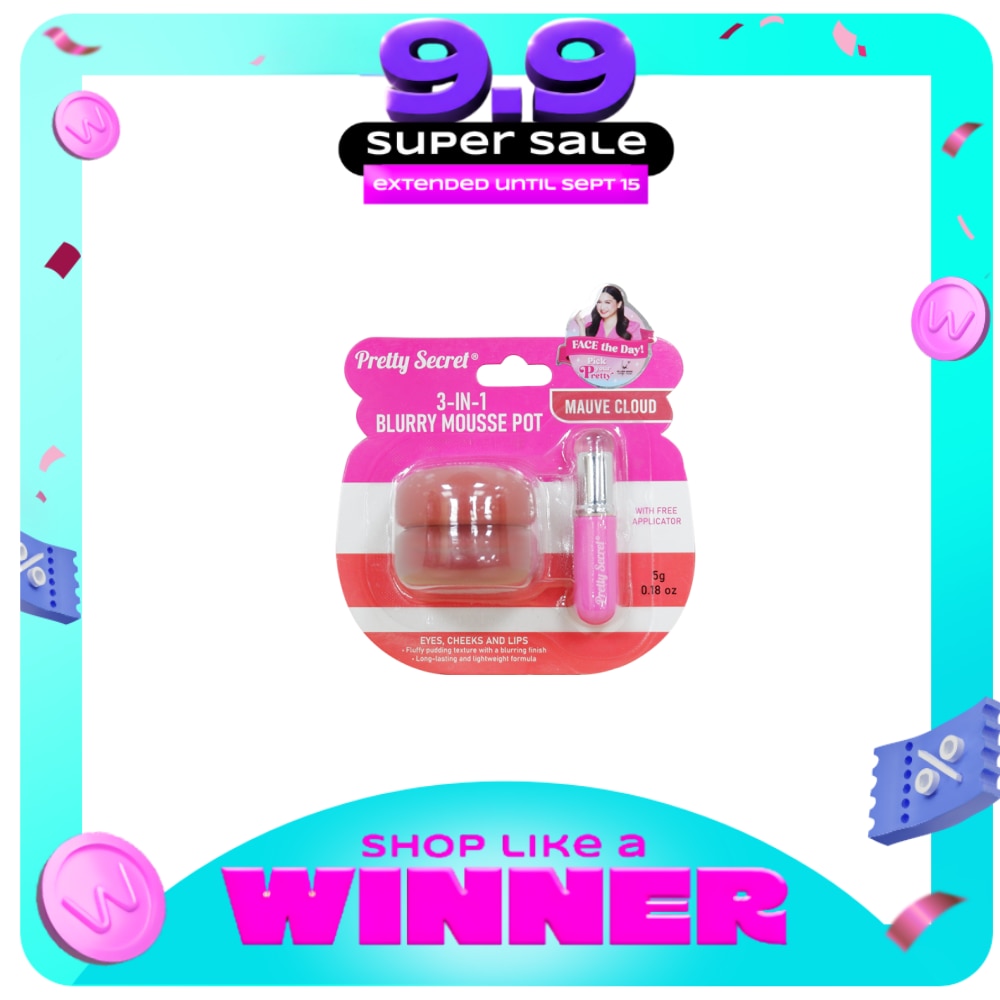 PRETTY SECRET 3in1 Blurry Mousse Pot Mauve Cloud 5g image