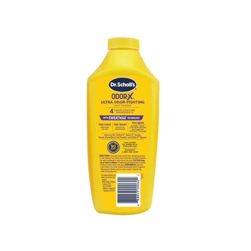 DR SCHOLLS Odor-X Ultra Odor Fighting Foot Powder 177g