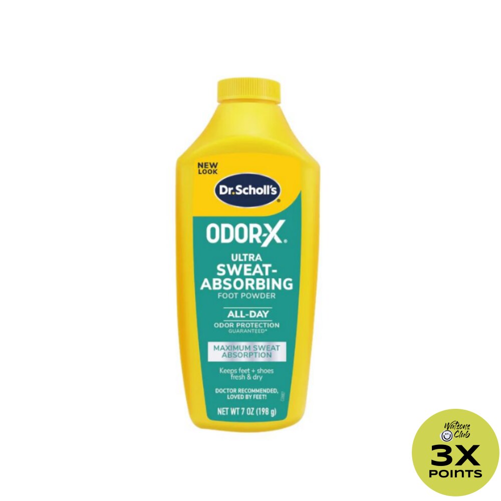 DR SCHOLLS Odor-X Ultra Sweet Absorbing Foot Powder 198g
