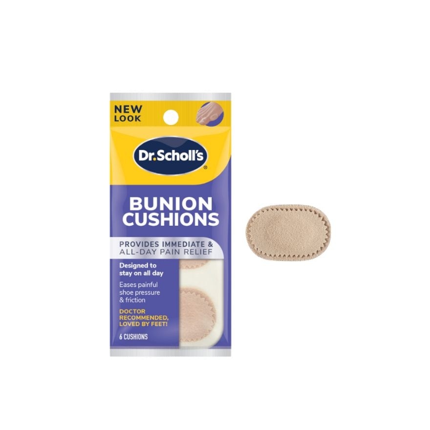 DR SCHOLLS Bunion Cushions 6 Pieces