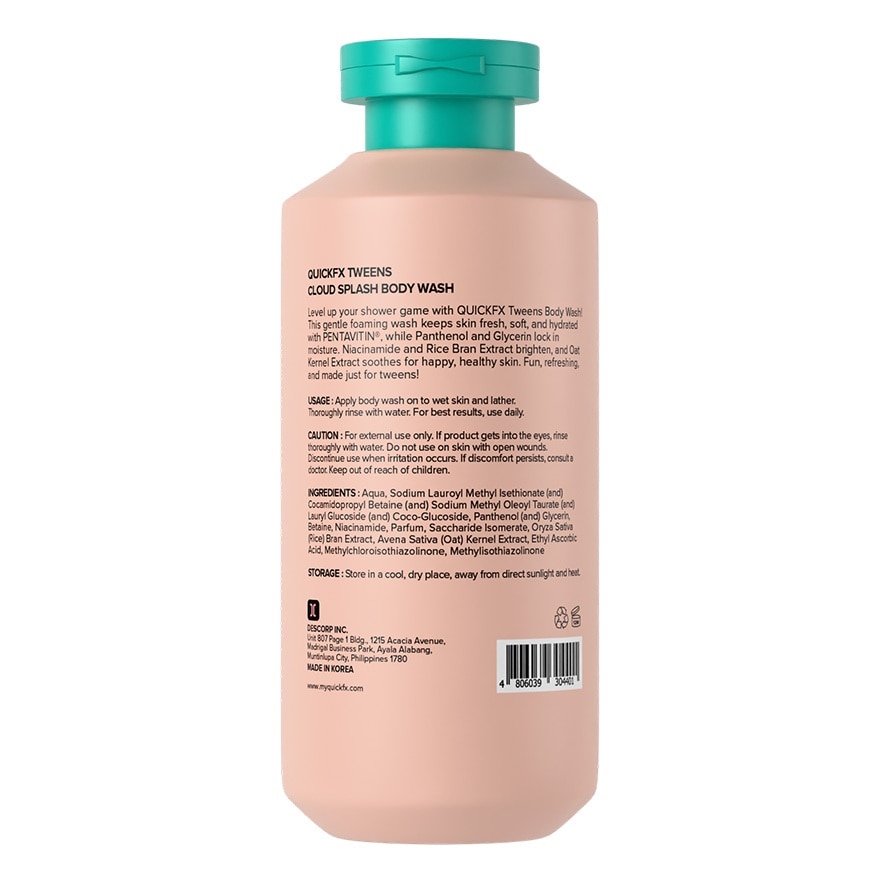 QUICKFX Cloud Splash Body Wash 400ml