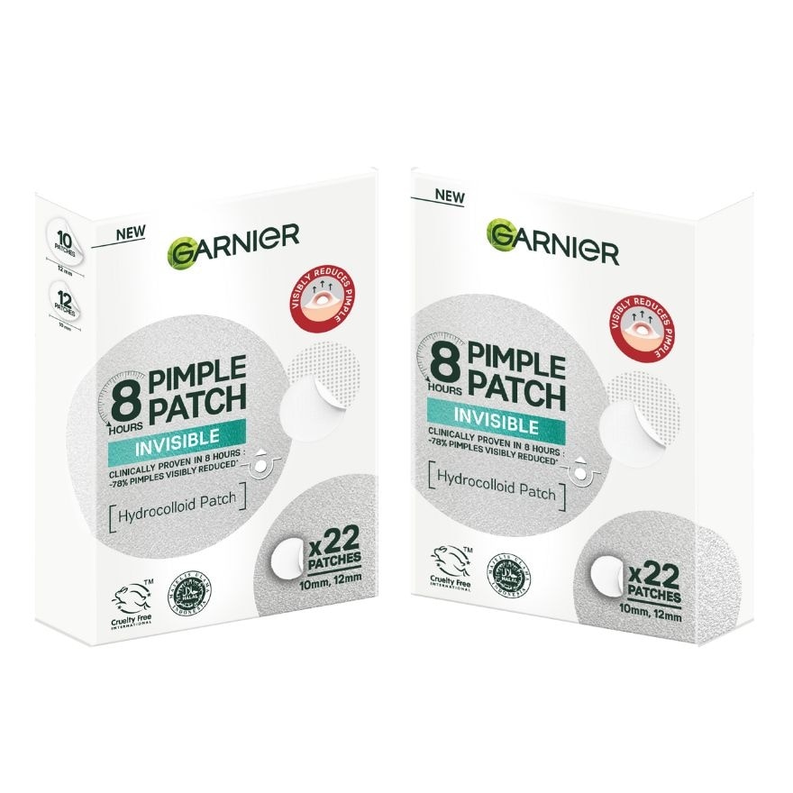 GARNIER 8 Hours Pimple Patch Invisible 22Pieces