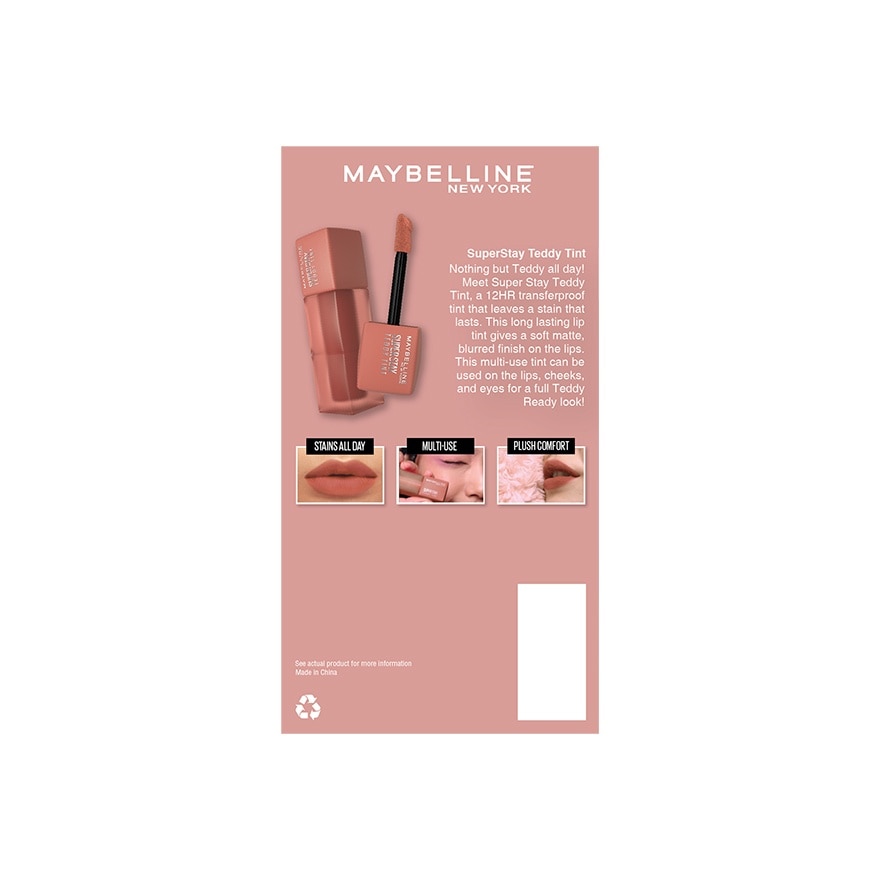 MAYBELLINE SuperStay Teddy Tint Nudes 95 Buffed Out