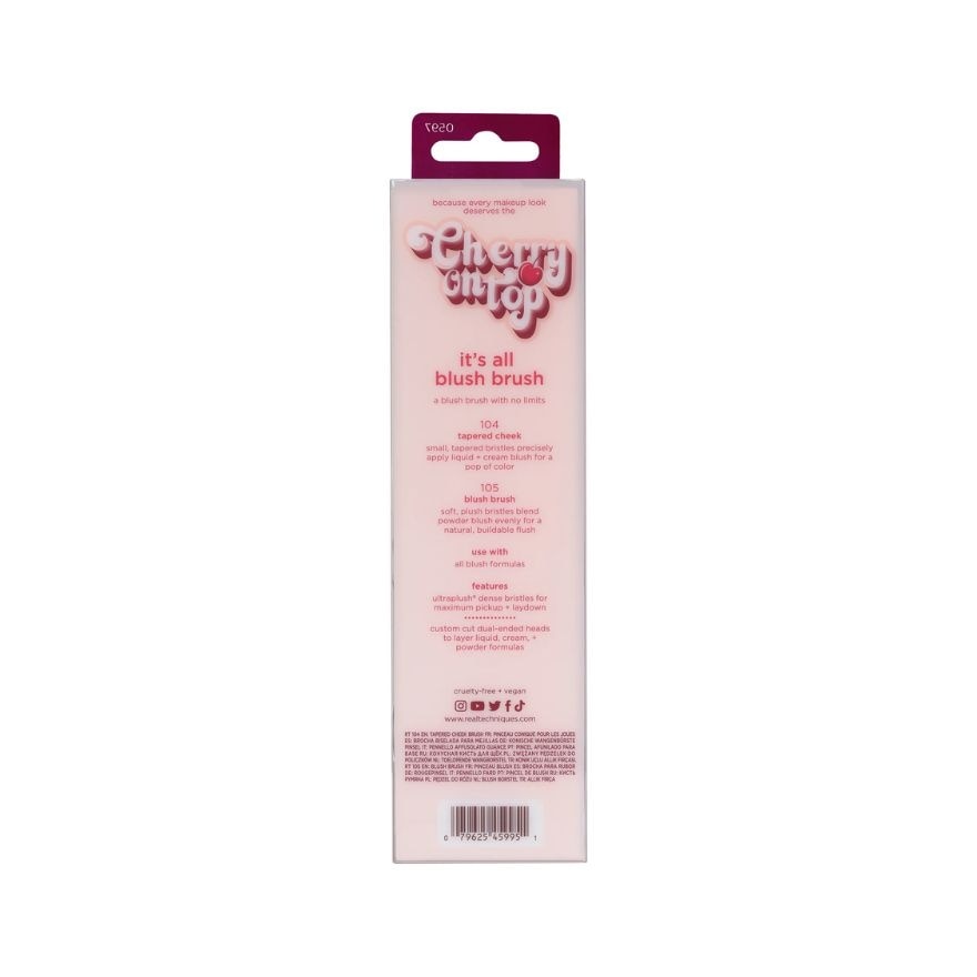 REAL TECHNIQUES Cherry On Top It's All Brush Brush 2in1