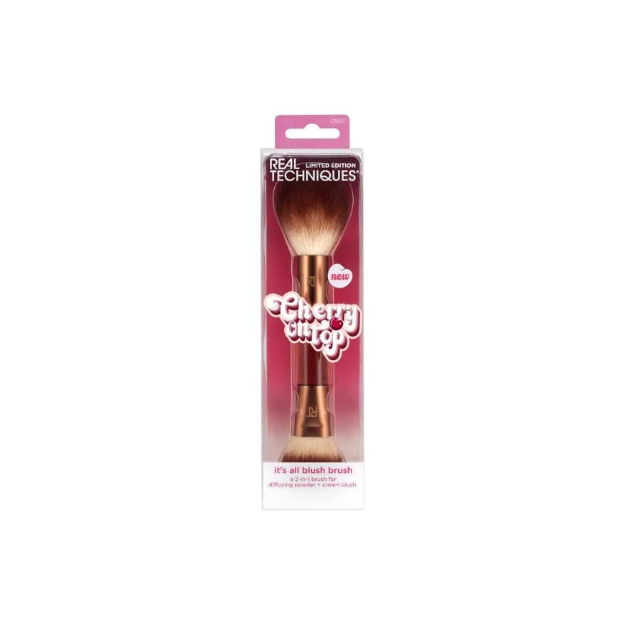 REAL TECHNIQUES Cherry On Top It's All Brush Brush 2in1