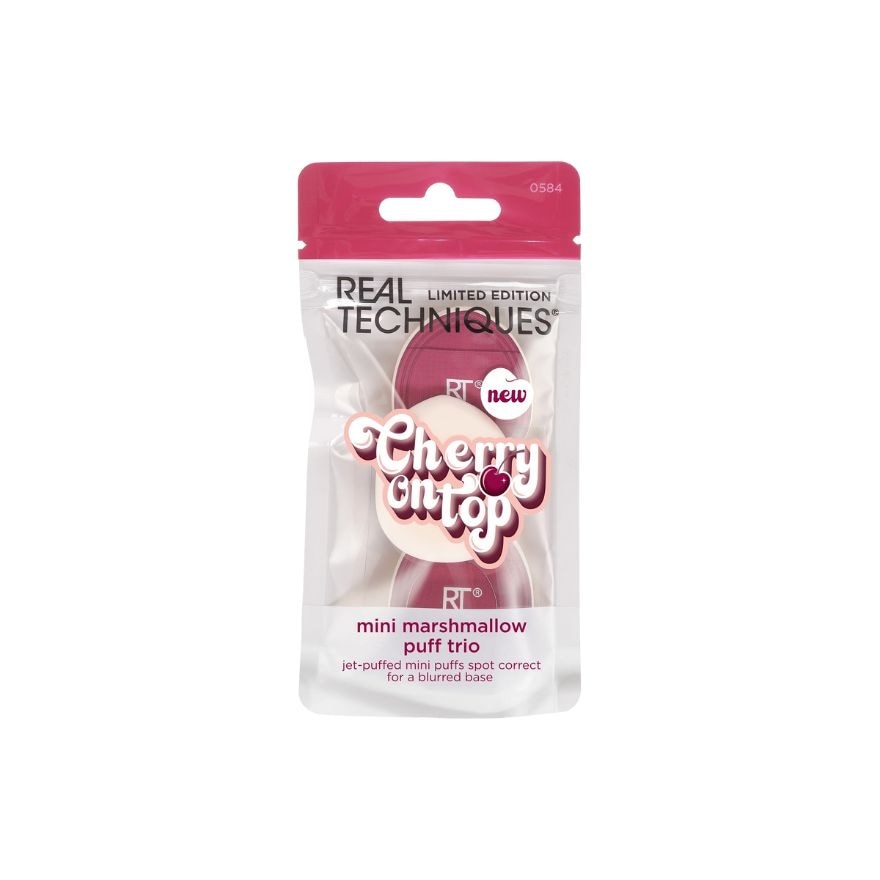 REAL TECHNIQUES Chery On Top Mini Marshmallow Puff Trio
