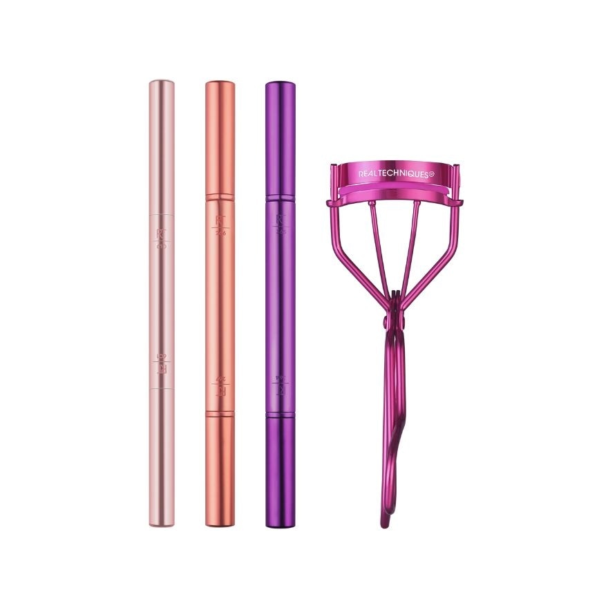 REAL TECHNIQUES Double Time Brush + Lash Set