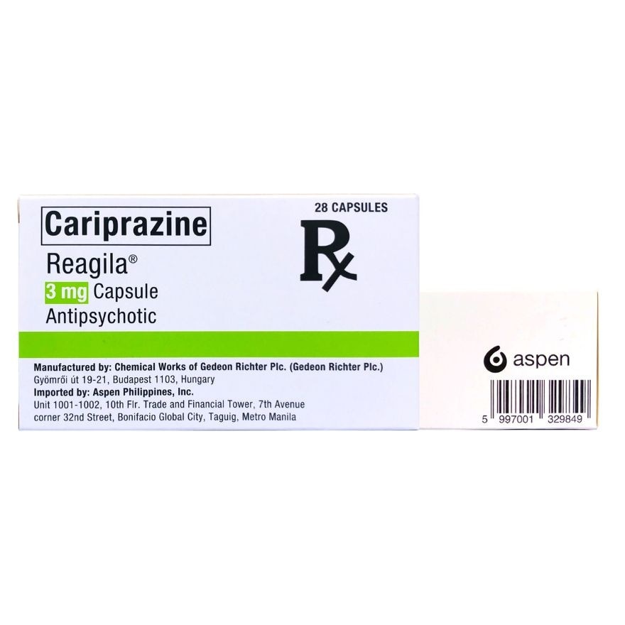 REAGILA Antipsychotic 3 mg Capsule Sold Per Piece [PRESCRIPTION REQUIRED]