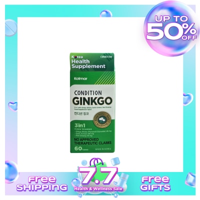 CONDITION CONDITION Kolmar Ginkgo Healthcare 3in1 60 Capsule