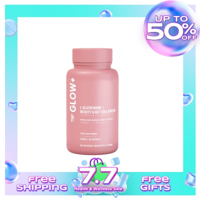 THE SLIM FIRM TSF Glow + L-Glutathione + Beauty & Gut Collagen 500mg x 60 Capsules