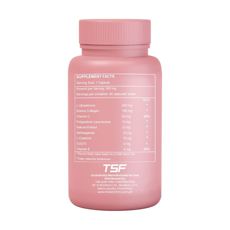 TSF Glow + L-Glutathione + Beauty & Gut Collagen 500mg x 60 Capsules