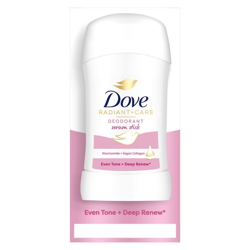 DOVE Radiant + Care Deodorant Serum Stick Niacinamide + Vegan Collagen 40g