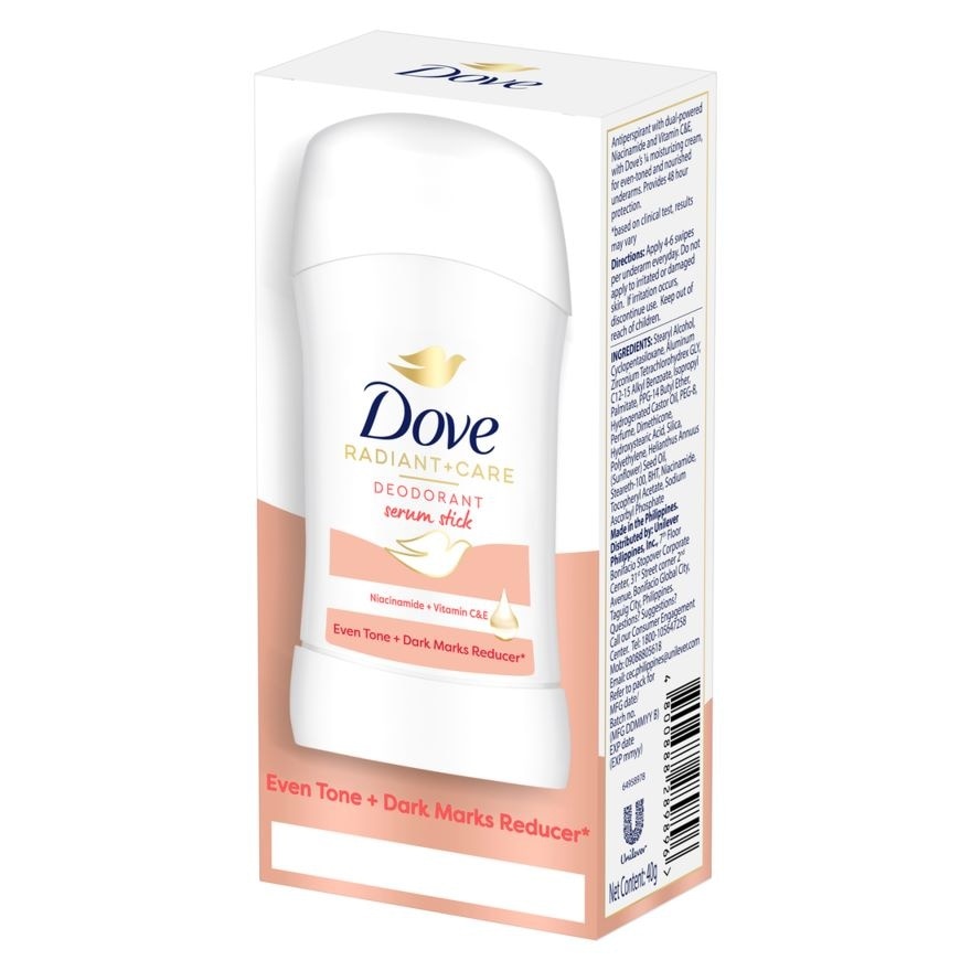 DOVE Radiant + Care Deodorant Serum Stick 40g