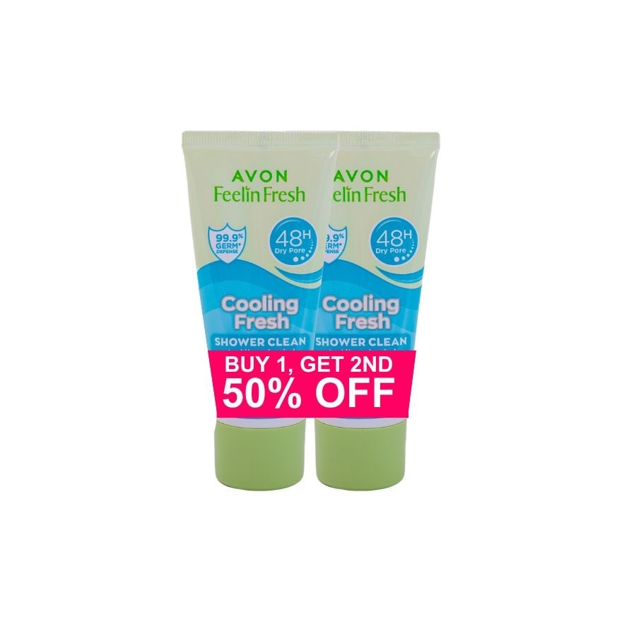 AVON Feelin Fresh Cooling Fresh Shower Clean 48H Bundle