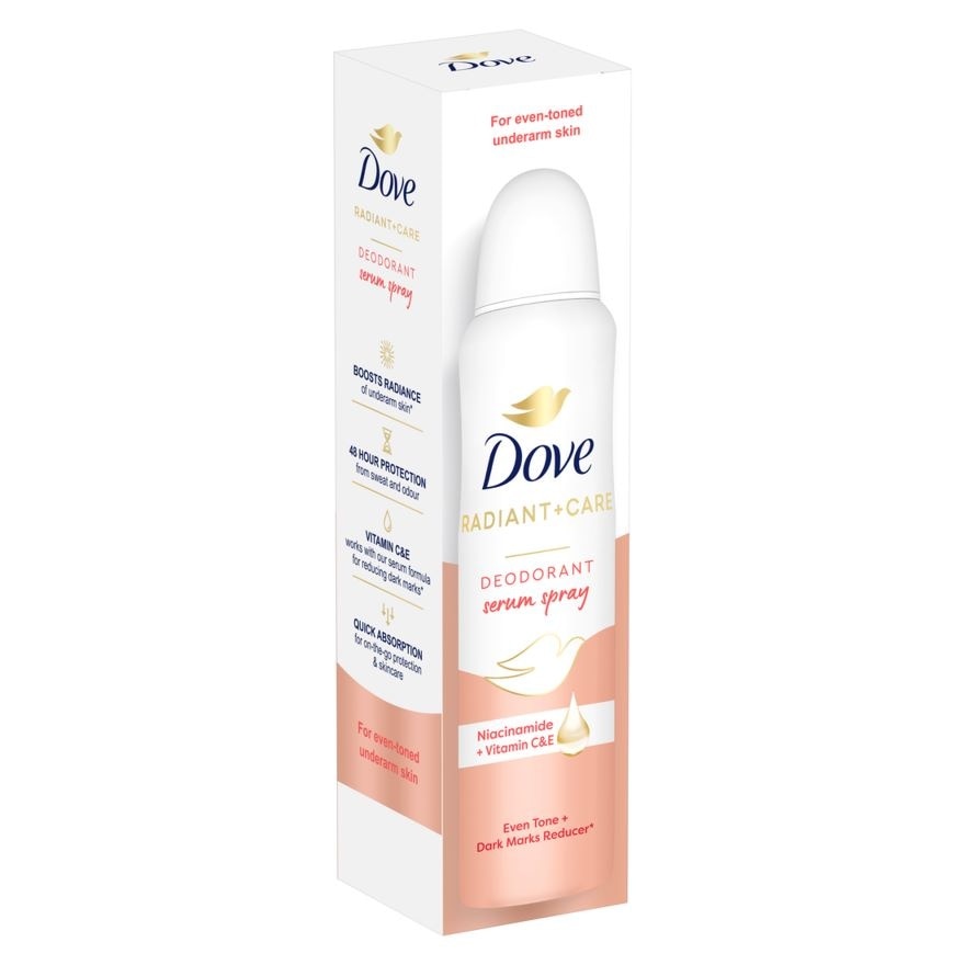 DOVE Radiant + Care Deodorant Serum Spray 135ml