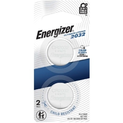 ENERGIZER ENERGIZER Ultimate Lithium Coin 3 Volts Blister Pack CR2032 2 Pieces