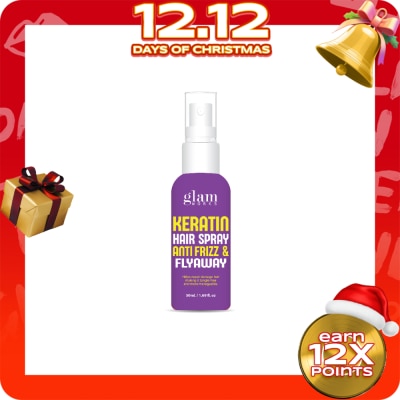 GLAMWORKS GLAMWORKS Keratin Hair Spray Anti Frizz & Fly Away 50ml