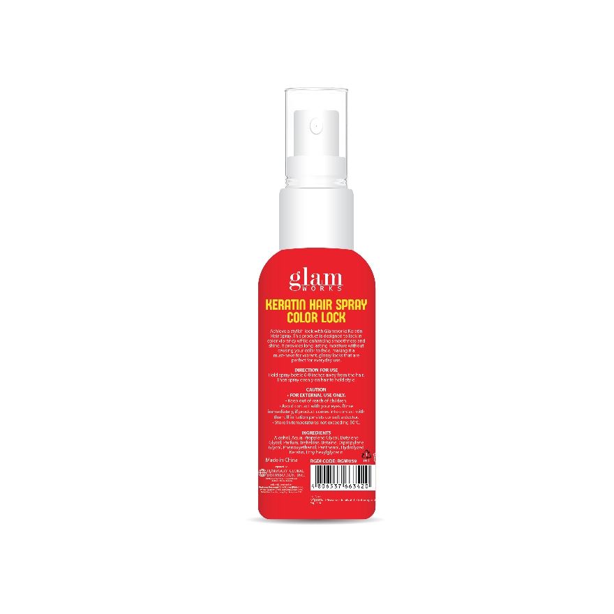 GLAMWORKS Keratin Hair Spray Color Lock 50ml