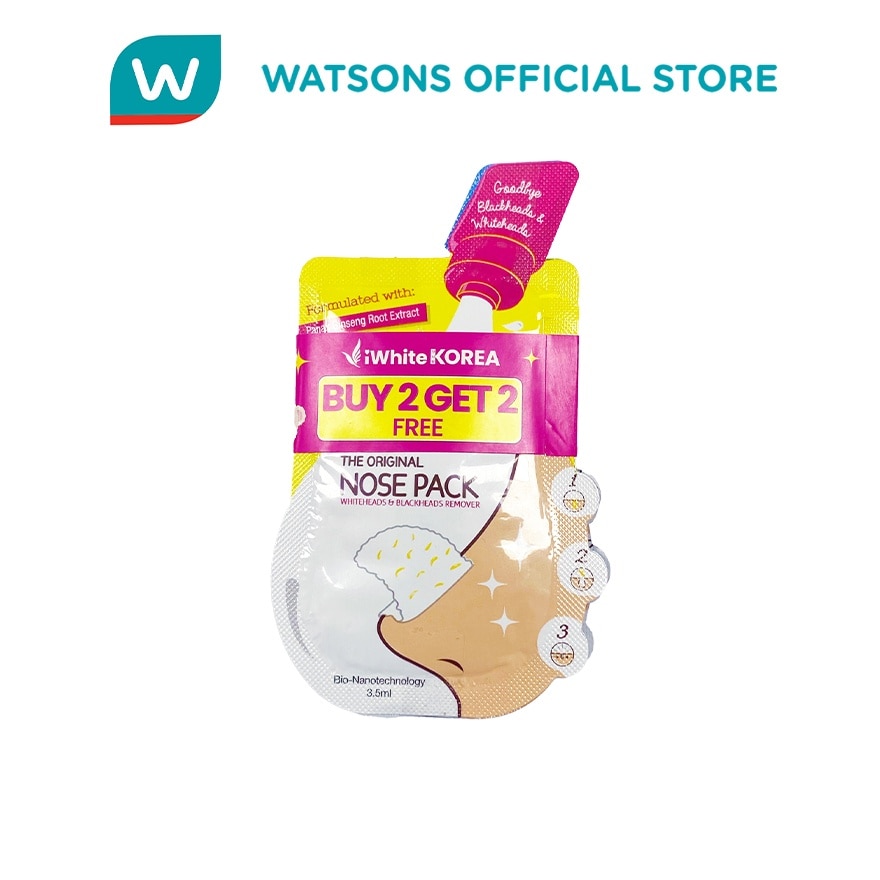 IWHITE KOREA Nose Pack Original 3.5ml Buy 2 Get 2