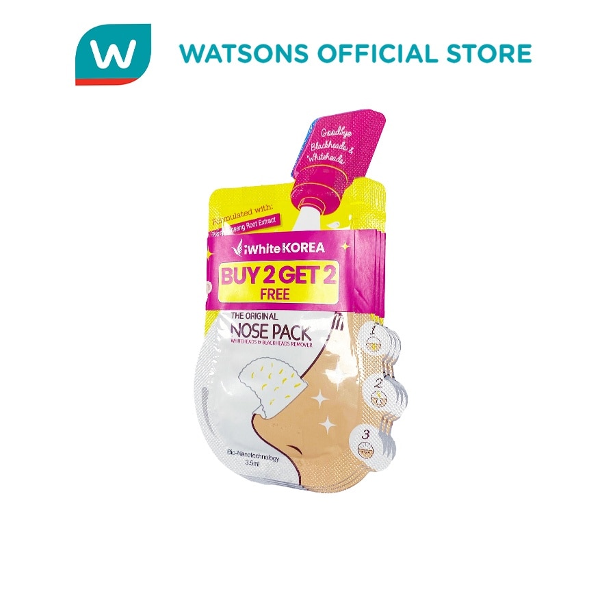 IWHITE KOREA Nose Pack Original 3.5ml Buy 2 Get 2