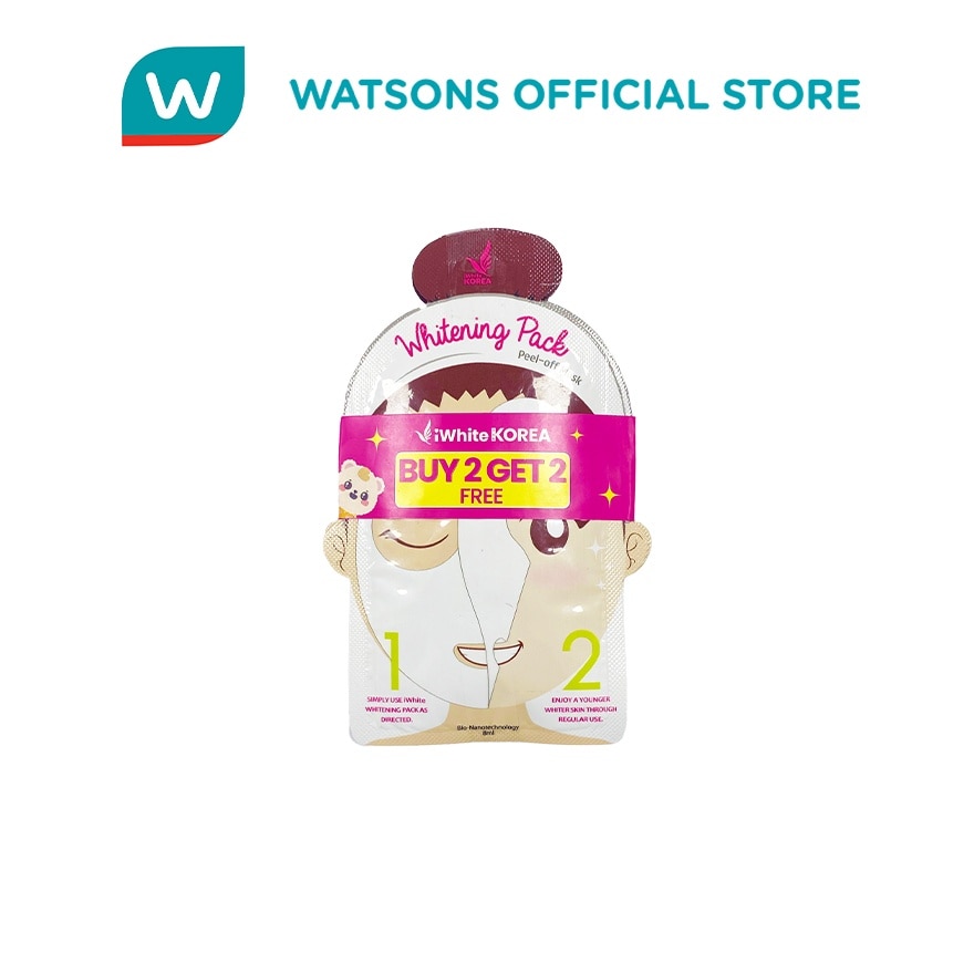 IWHITE KOREA Whitening Pack Peel-Off 8ml Buy 2 Get 2