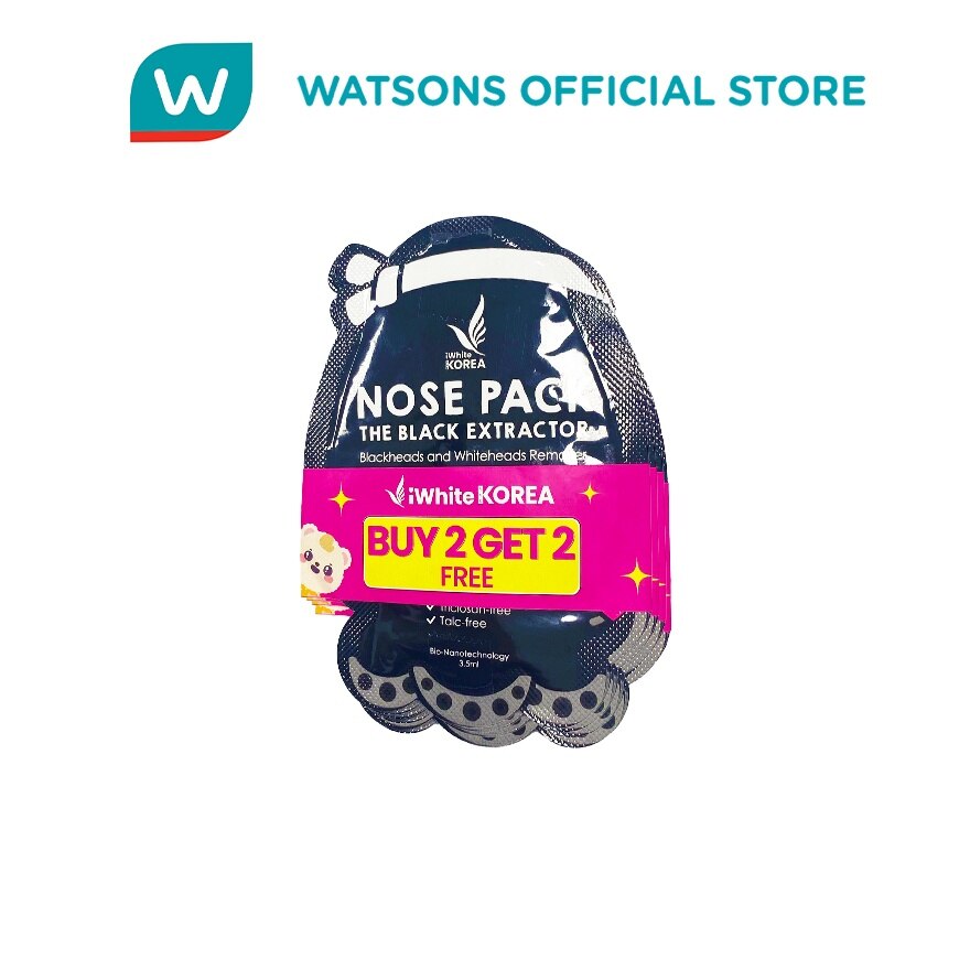 IWHITE KOREA Nose Pack Black Extractor 3.5ml Buy 2 Get 2