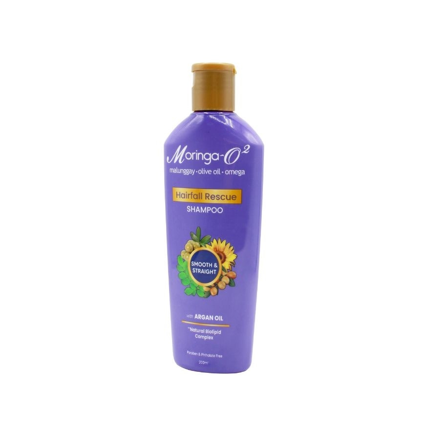 MORINGA-O2 Herbal Hair Fall Rescue Shampoo Smooth & Straight 200ml