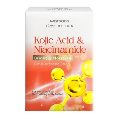 WATSONS WATSONS Kojic Acid & Niacinamide Bright and Moisture Cold-Pressed Soap 135g